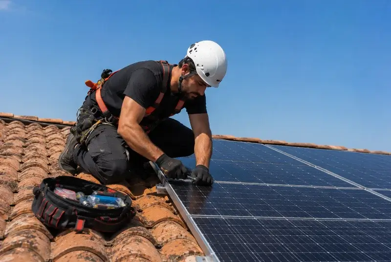 Maintenance et monitoring de panneaux solaires à la Mothe-Saint-Héray